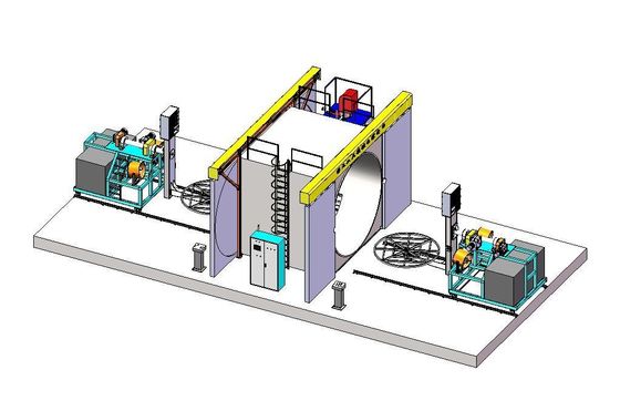 equipamento rotatório da máquina de molde da canela de 4000mm