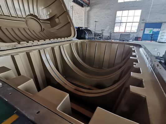 Polonês rotatório do trabalho feito com ferramentas do molde do molde da fossa séptica da chapa metálica de 1320 galões