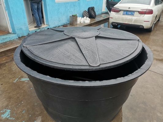 Tanque de água vertical molde de rotação Material de aço leve plástico tanque séptico de combustível molde de rotação