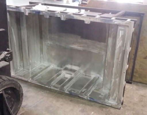 Molde de rotomoulding de liga de alumínio com superfície lisa de design personalizado